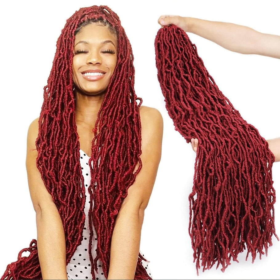 Synthetic Hair Invisible Locs