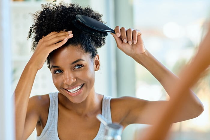 healthy black hair