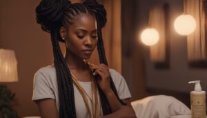 How do you sleep with Fulani braids?