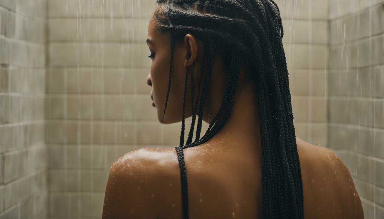 Is it OK to shower with braided hair?