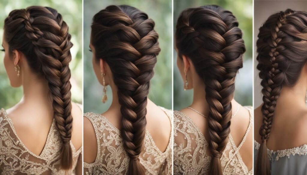 Spanish braid styles