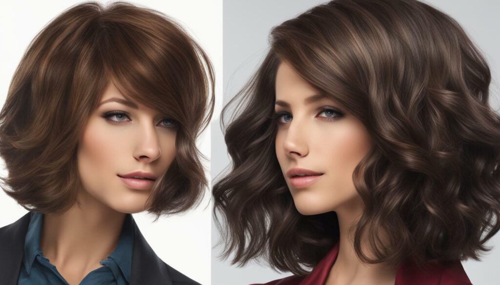 long hair vs short hair for a youthful look