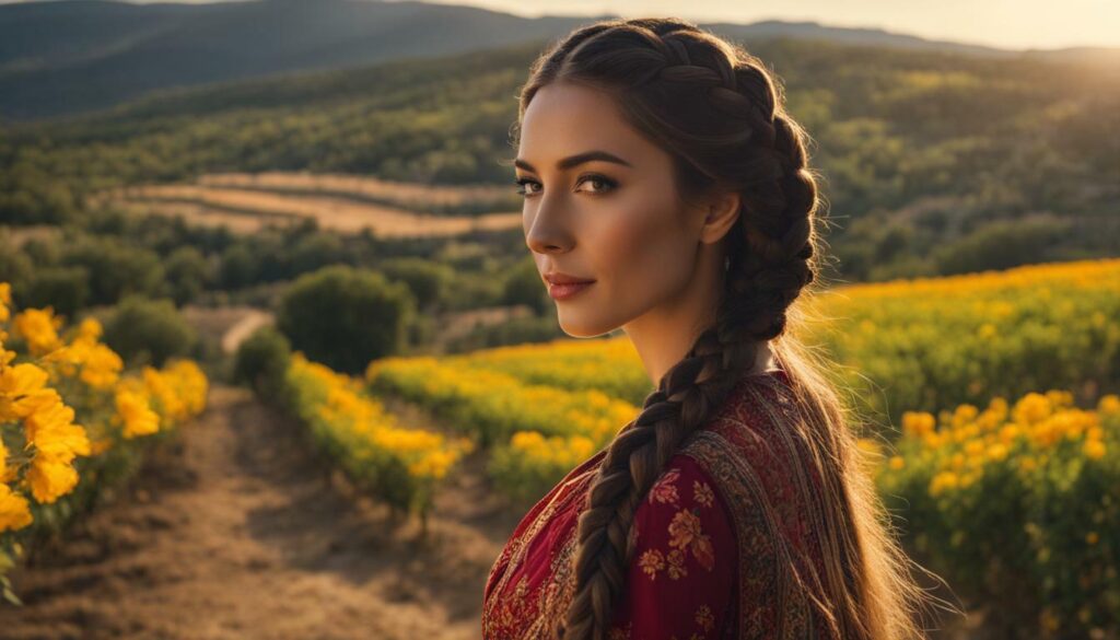 traditional Spanish braids