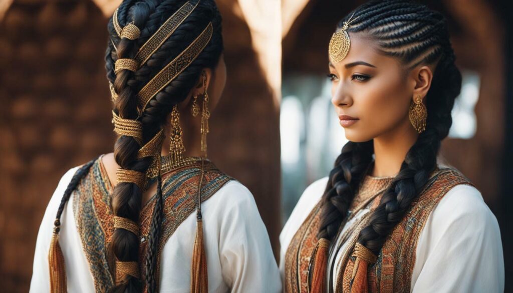 tribal braids without knots