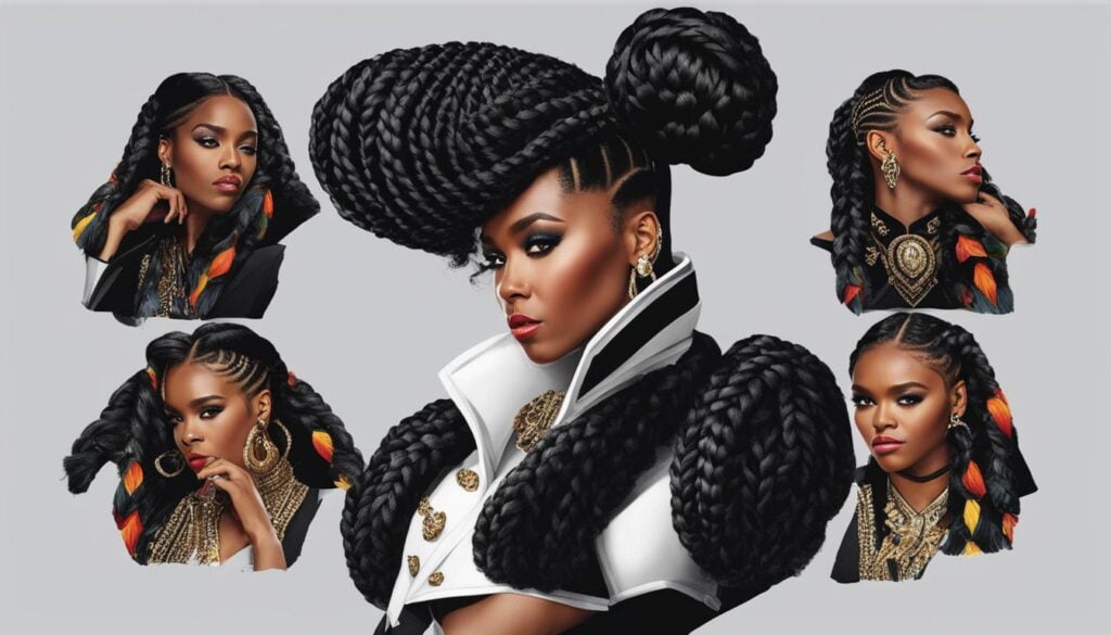 Janelle Monae Goddess Braids Janelle Monae Goddess Braids