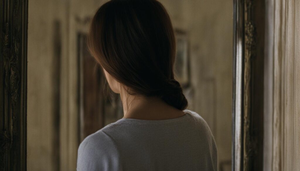 collarbone-length hair