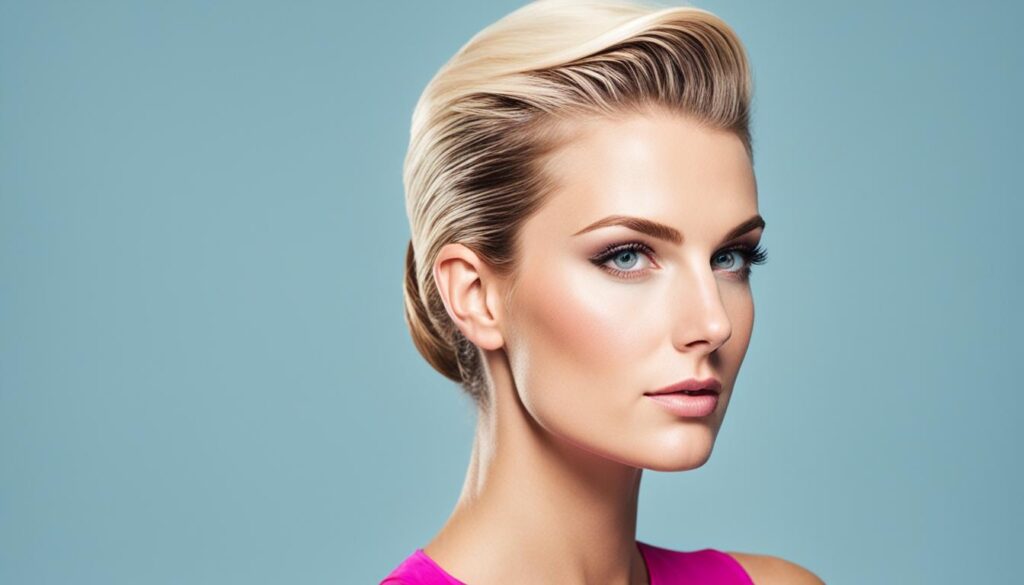 Perfect hairstyle for swimming