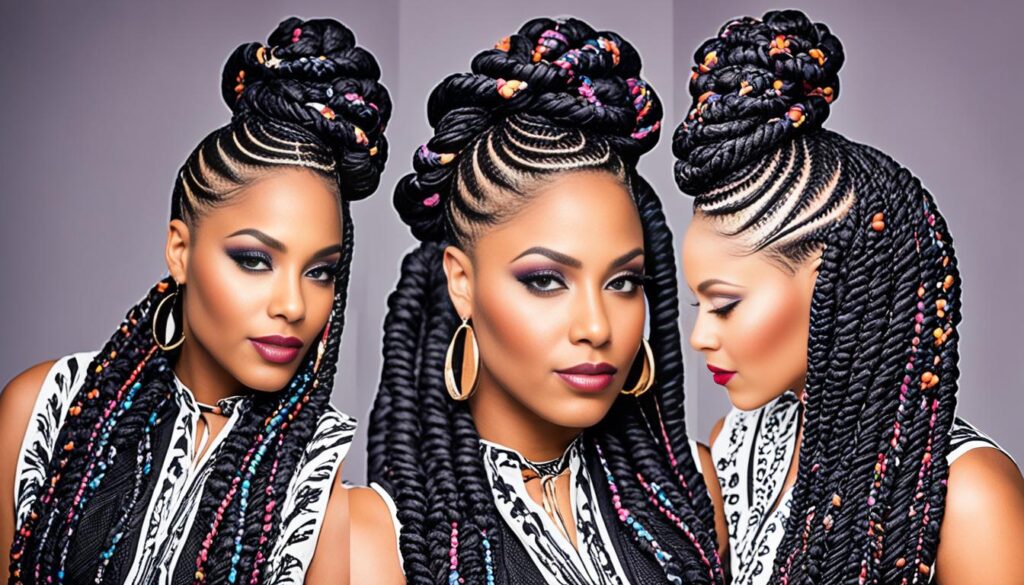 Popular Black hair braids