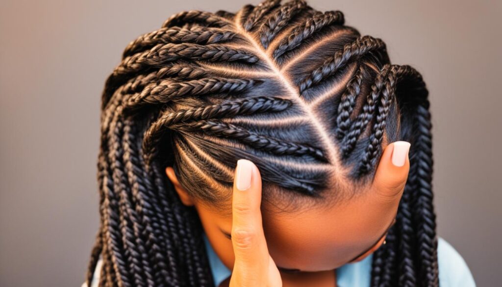 Scalp care for black girl braids