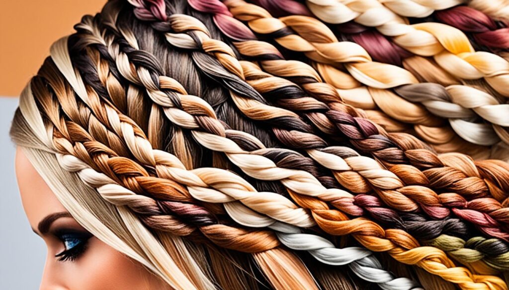 braid color selection