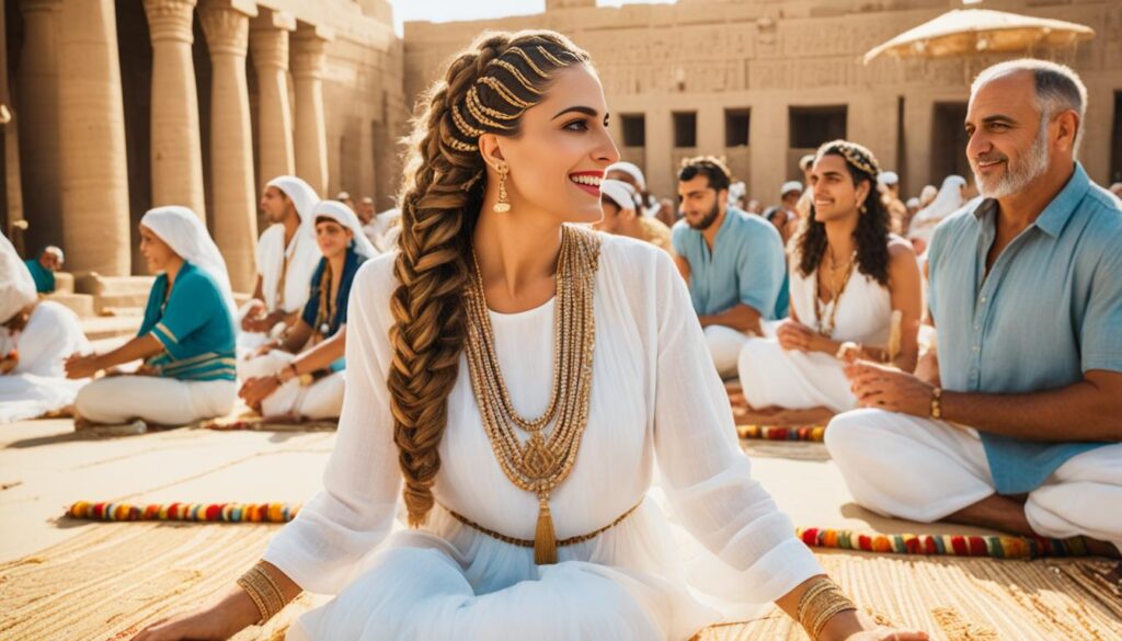 Braided hair in ancient Egypt