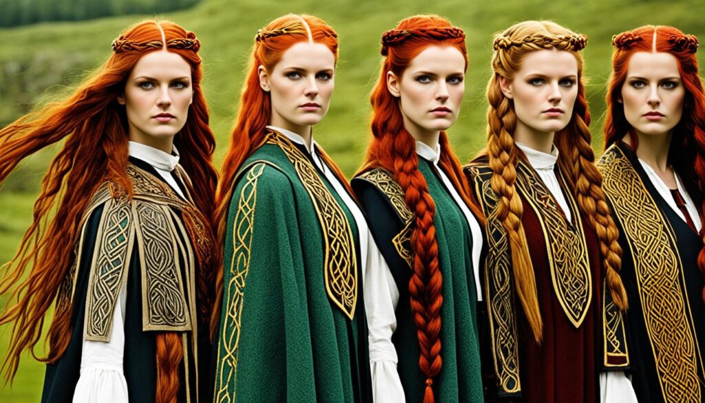 Celtic hair color symbolism