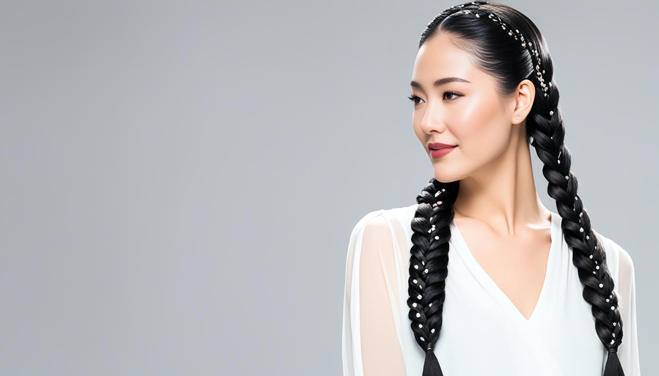 Did Asians have braids?