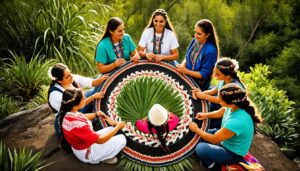 Did native Mexicans braid their hair?