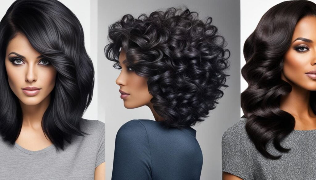 Different Shades of Black Hair Color