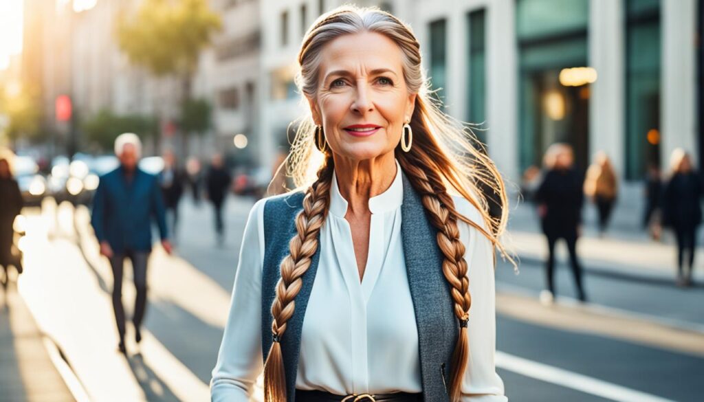 Embracing braids for mature women