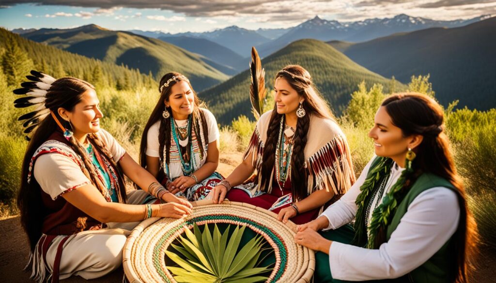 Native American hair bonding rituals