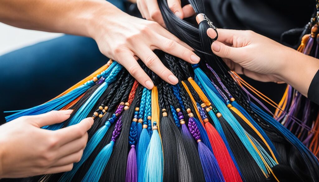 Tibetan Hair Braiding