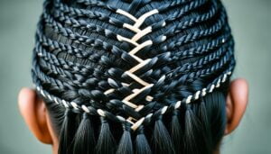 Why is black hair braided?