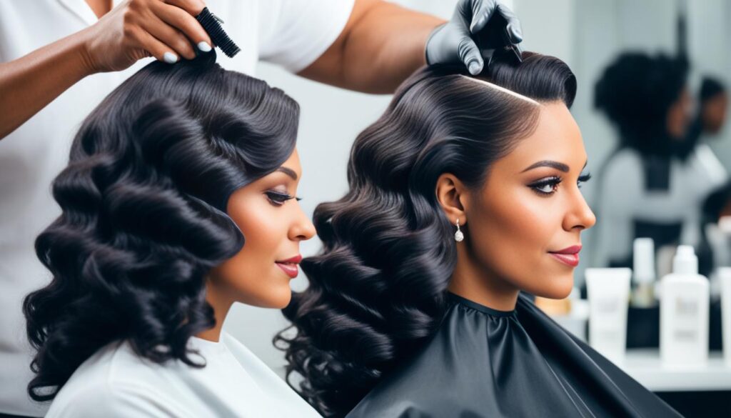 hair color application