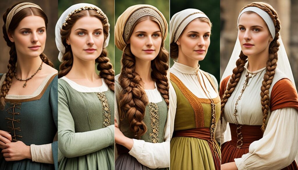 hairstyles in medieval Europe hairstyles in medieval Europe